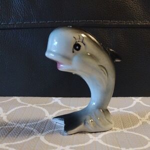Vintage Whale Figurine Pepper Shaker